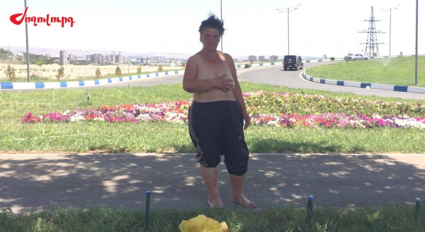 Հայուհու մերկ լոգանքն Իսակովի պողոտայում (ֆոտո, վիդեո)