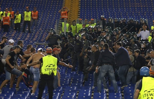 Ծեծկռտուք՝ «Ռոմա»- ԲԿՄԱ խաղից առաջ. 2 ռուս երկրպագու է տուժել