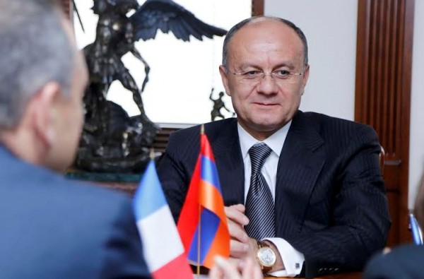 Սեյրան Օհանյանն ընդունել է Ֆրանսիայի արտակարգ և լիազոր դեսպանին