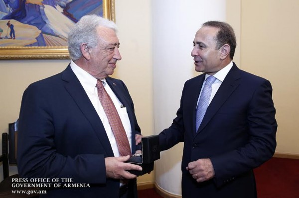 Վարչապետն ընդունել է Cisco Systems ընկերության՝ զարգացման գծով նախագահին