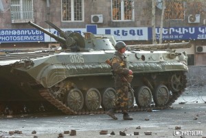 Yerevan on the next day of the events of March 1