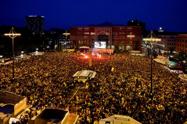 Public Viewing In Dortmund - Borussia Dortmund v FC Bayern Muenchen UEFA Champions League Final