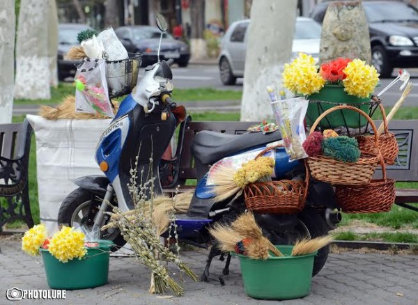 Celebration of Armenian religious holiday Tsaghkazard