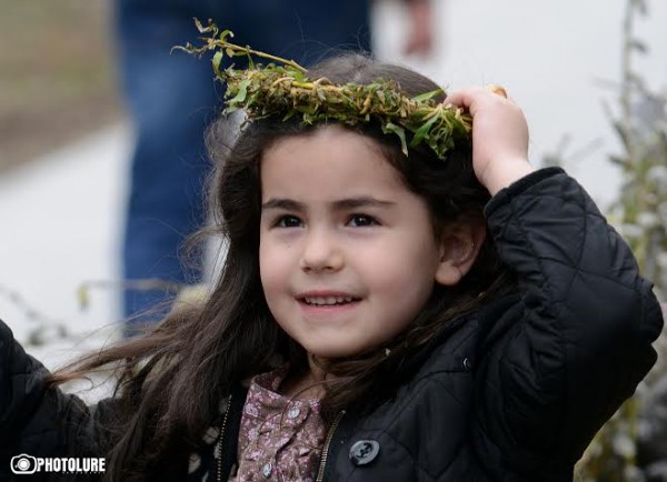 Celebration of Armenian religious holiday Tsaghkazard