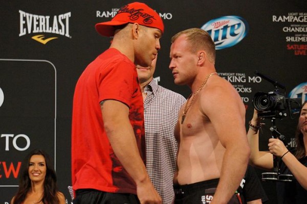 Tito Ortiz and Alexander Shlemenko