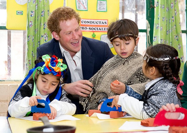 Prince Harry Visits Chile - Day 1