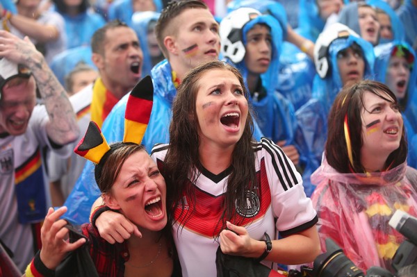 Germany Fans Watch 2014 FIFA World Cup