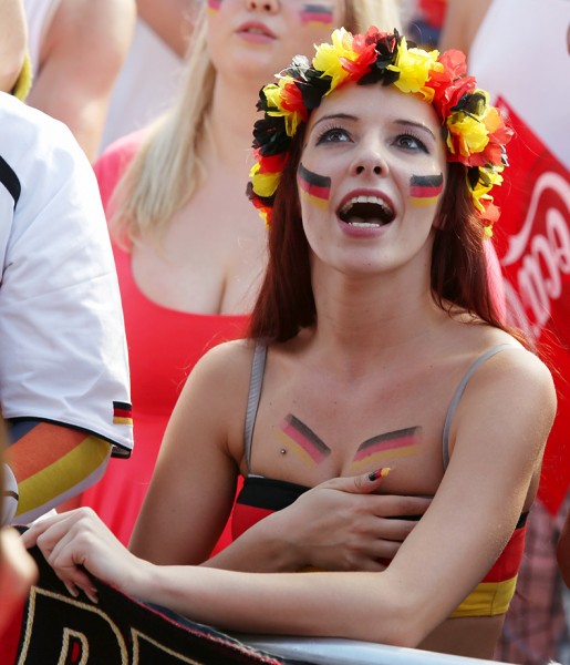 Germany Fans Watch 2014 FIFA World Cup