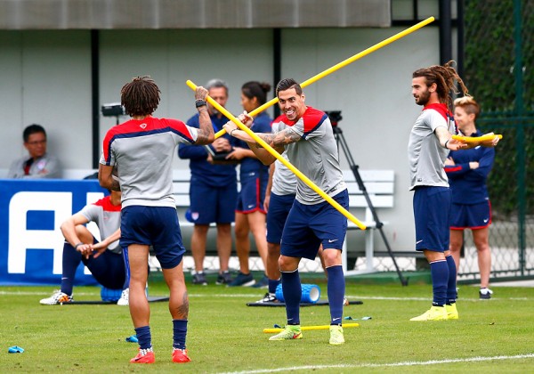 USA Training & Press Conference - 2014 FIFA World Cup