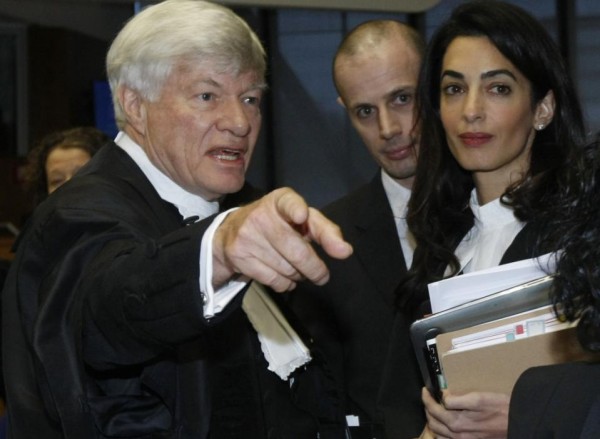 Geoffrey Robertson, Amal Clooney