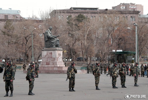 Yerevan on the next day of the events of March 1
