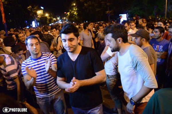 This is the second day of protest actions and marches in Yerevan against electricity price increase for over 16%.