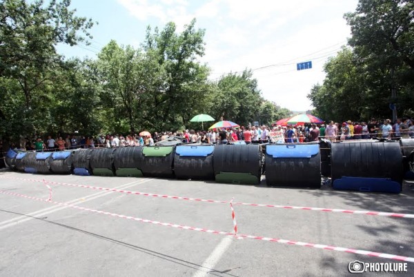 This is the second day of protest actions and marches in Yerevan against electricity price increase for over 16%.