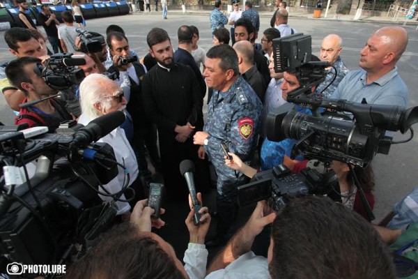 This is the 4th day of protest actions in Yerevan against electricity price increase