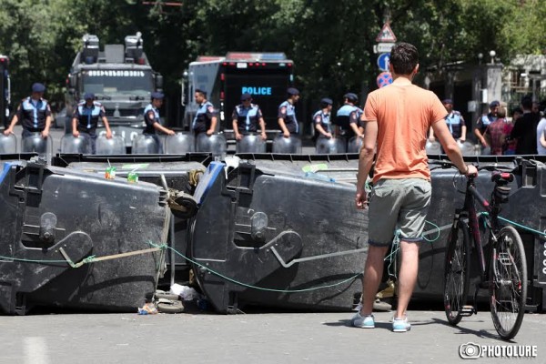 This is the second day of protest actions and marches in Yerevan against electricity price increase for over 16%.