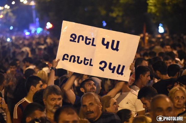 The situation in Yerevan is more intense every second and a clash between protesters and policemen is possible