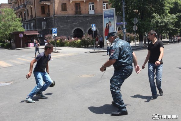 This is the third day of protest actions in Yerevan against electricity price increase for over 16%