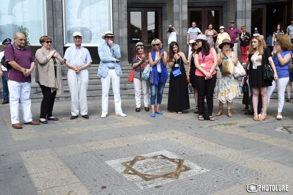 Opening of Henrik Malyan's star in frames of the 12th Golden Apricot Yerevan Film Festival took place on Charles Aznavour Square