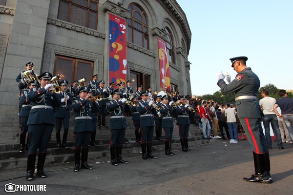 Red carpet opening ceremony of the 12th Golden Apricot International Film Festival took place on Freedom Square