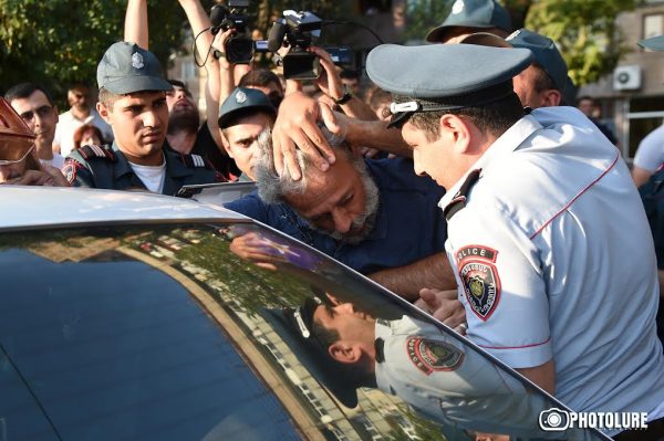 People are arrested on the occasion of the armed occupation of policemen in Yerevan