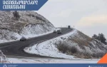 ՀՀ տարածքում ավտոճանապարհները հիմնականում անցանելի են. որոշ հատվածներում բուք է